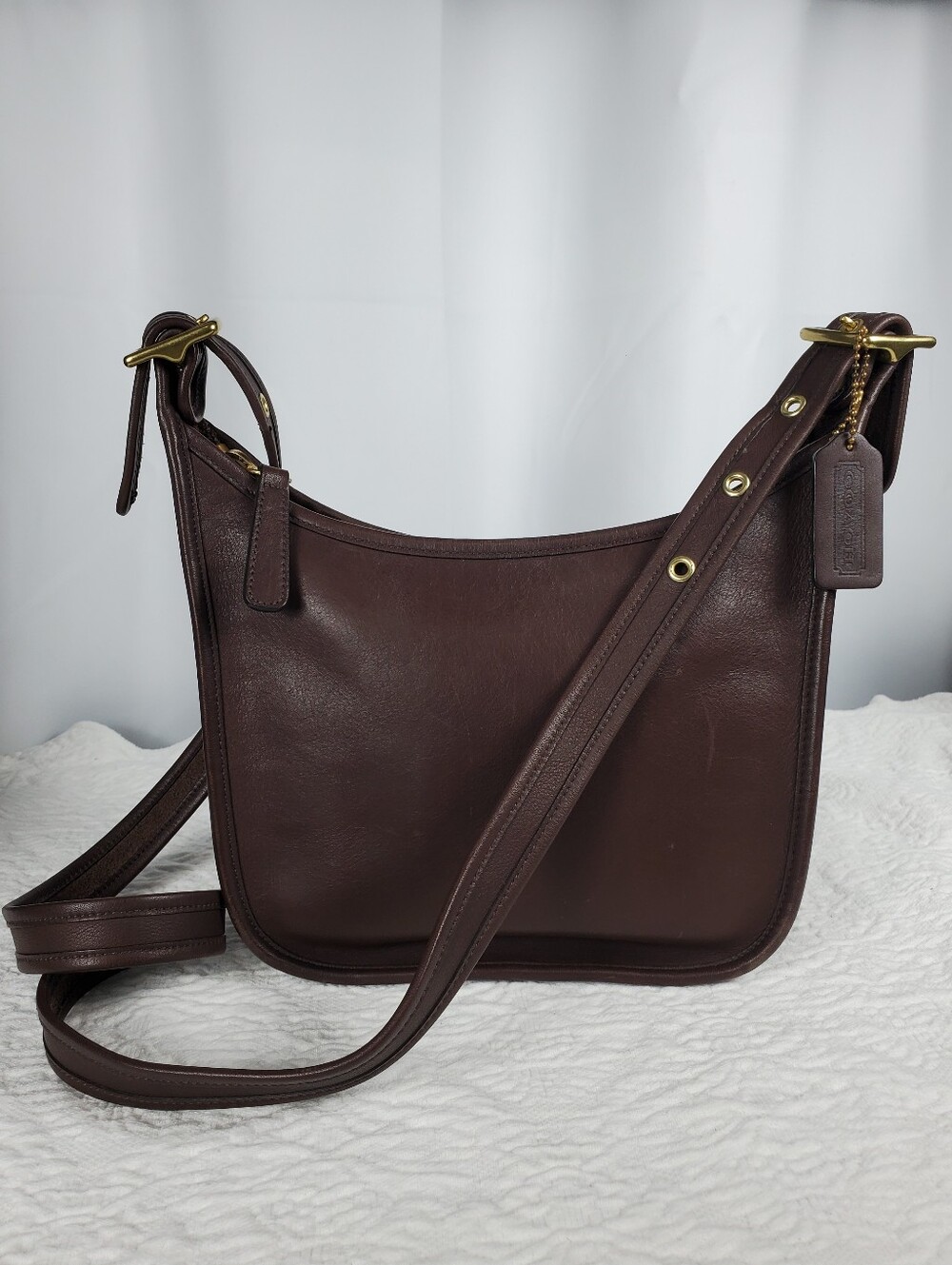 Vintage Coach 9950 Janice Legacy Bag Dark Brown